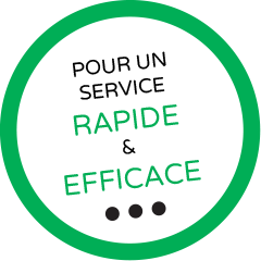 Service rapide et efficace